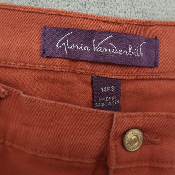 Gloria Vanderbilt Jeans Women's 14P Short High-Rise Amanda Straight 25.5" Inseam - Picture 8 of 15